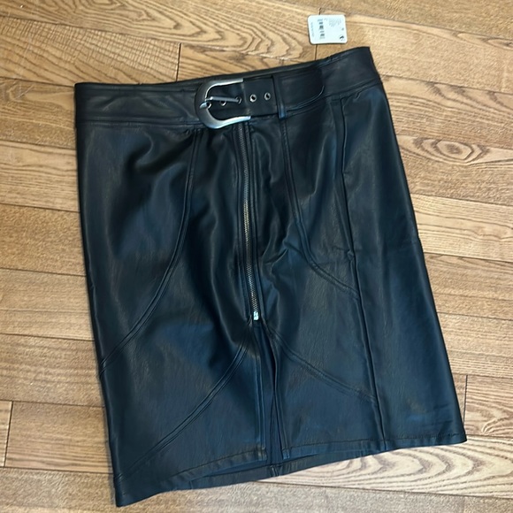Free people Faux leather skirt - Picture 1 of 8